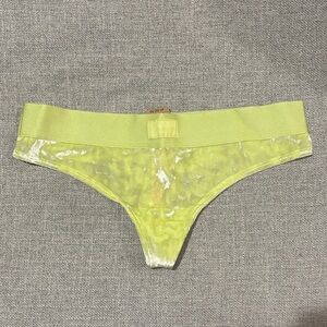 PINK Victoria's Secret Velvet Thong Panty